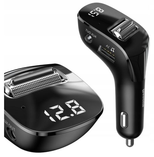 Baseus Transmiter Fm Bluetooth Ładowarka 2Xusb Aux na Arena.pl