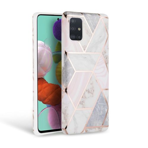 Tech-Protect MARBLE SAMSUNG A51 różowy na Arena.pl
