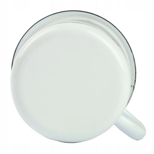 KUBEK EMALIOWANY 500ML Z UCHEM 9CM WZÓR ŻABKA ZDZISIA DO KAWY HERBATY na Arena.pl