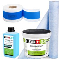 Zestaw Hydroizolacja Folia 7kg Taśma 5m Mata Uszczelniająca 1m Grunt 1l