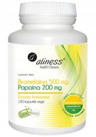 ALINESS Bromelaina + Papaina Papaja 100k Enzymy