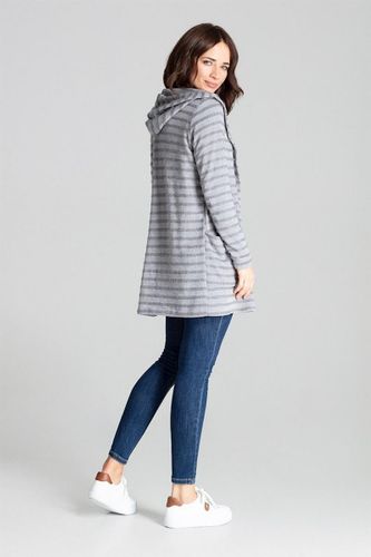 Sweter Kardigan Model L070 Grey - Lenitif  S/M na Arena.pl