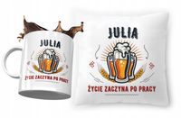 Zestaw Dla Juli Poduszka + Kubek Na Prezent Z Nadrukiem Ze Zdjęciem