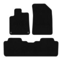 Dywaniki welurowe BASIC do Citroen C5 I 2001-2008 kombi/sedan czarne