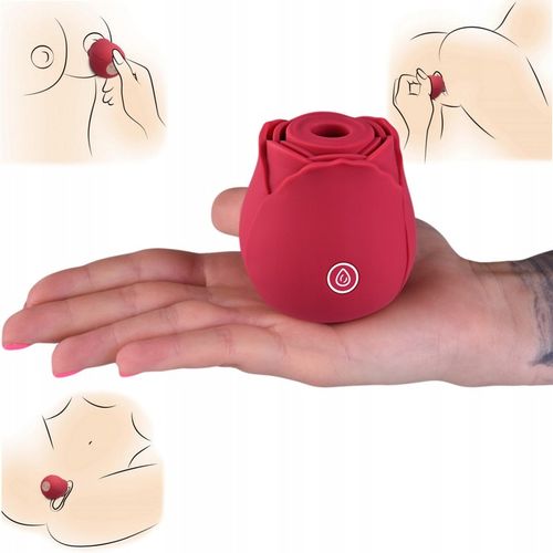 Powietrzny Wibrator Damski Róża Ssący Łechtaczkę na Arena.pl