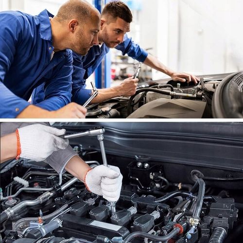 ZESTAW KLUCZY NASADOWYCH NARZĘDZI KLUCZE NASADOWE 46 ELEMENTÓW DUŻY na Arena.pl