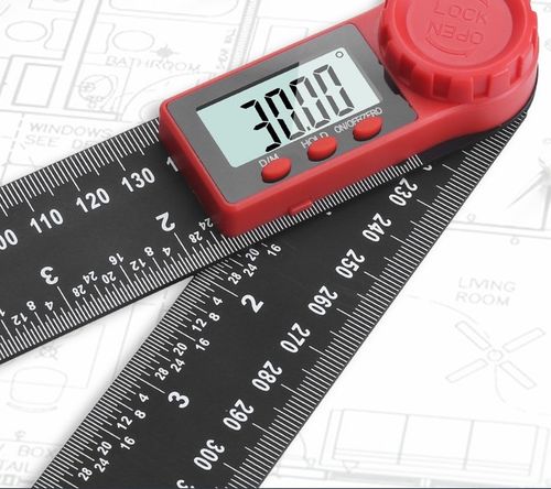 KĄTOMIERZ ELEKTRONICZNY CYFROWY 200MM 360° SOLIDNY na Arena.pl