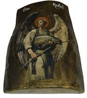 Ikona Święty Rafał patron aptekarzy chorych lekarzy podróżujących policji