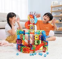 KLOCKI MAGNETYCZNE DLA DZIECKA 3D EDUKACYJNE DUŻE SMART TOR KULKOWY 98EL