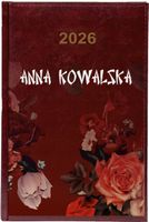 KALENDARZ A5 TYGODNNIOWY 2026 PLANER TWOJE IMIĘ na okładce, PREZENT
