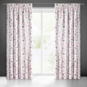 Zasłona gotowa na taśmie LARYSA 140x270 Eurofirany różowa