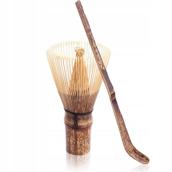 Chasen bambusowa miotełka do herbaty matcha + łyżeczka chashaku ZESTAW zdjęcie 1