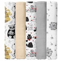 PIELUCHY TETROWE PIELUSZKI PREMIUM 100% BAWEŁNA Zestaw 5 sztuk