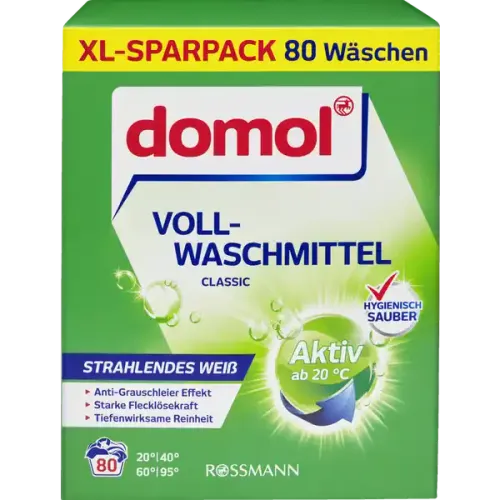 Proszek do prania białego XL Domol 80 prań na Arena.pl