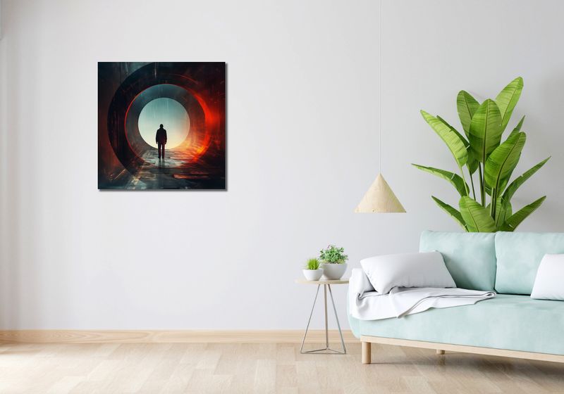 Obraz 70x70cm Portal do Świata zdjęcie 2