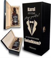 Pudełko na alkohol box PROŚBA O ŚWIADKOWANIE skrzynka prezent dla Świadka
