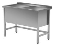 BASEN NIERDZEWNY GASTRONOMICZNY ZLEW 2-KOM 130X70X85/40 POLGAST 206137/4