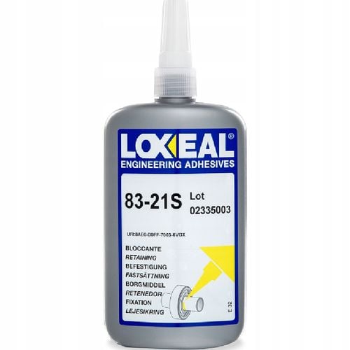 KLEJ DO ŁOŻYSK TULEI PIAST LOXEAL 83-21 DUŻA WYTRZYMAŁOŚĆ 250 ml na Arena.pl