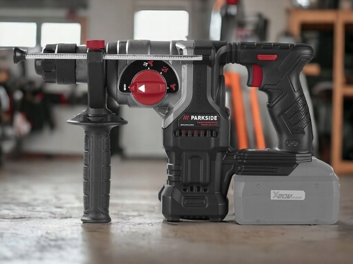 PARKSIDE PERFORMANCE Młotowiertarka Młot 20V PKHAP 20-Li C3 17 + zdjęcie 8