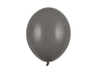 Balony pastelowe szare strong, 30 cm 10 szt.
