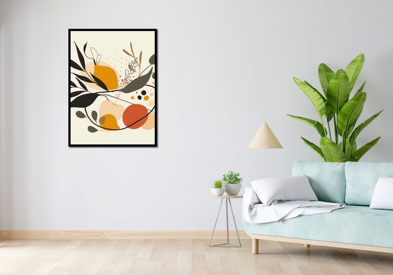 Plakat 75x100cm Botaniczny Wir zdjęcie 4