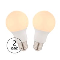 Zestaw 2 żarówek 10600-2 E27 A60 LED 9W 3000K 810lm