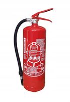 Gaśnica proszkowa GP6x 6kg ABC + wieszak + znak GAŚNICA