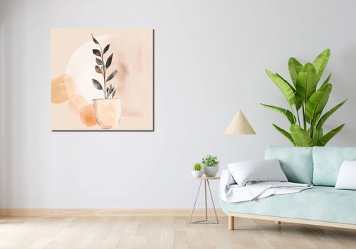 Obraz 90x90cm Doniczkowy Kolor na Arena.pl