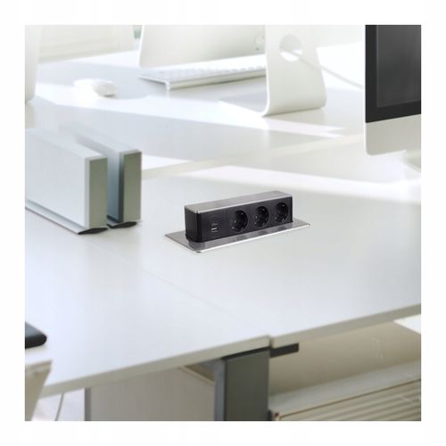 Gniazdo wpuszczane chowane w blat ładowarka USB Sr na Arena.pl