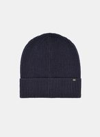 Bawełniana czapka męska w kolorze granatowym Pako Lorente One Size