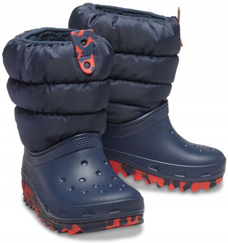 Dziecięce Ocieplane Buty Zimowe Śniegowce Crocs Classic Neo Puff Boot 29-30 na Arena.pl
