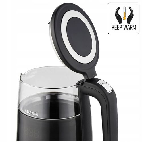 CZAJNIK ELEKTRYCZNY REGULACJA TEMPERATURY DIGITAL 40°C - 100°C 1,7L 2200W na Arena.pl