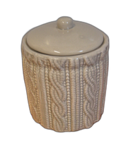 pojemnik ceramiczny  okrągły  sweterek