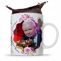 Kubek Full Print Prezesa Jarosław Kaczyński Pis Z Nadrukiem Ze Zdjęciem