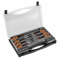 NEO TOOLS ZESTAW WKRĘTAKI I KOŃCÓWKI WKRĘTAKOWE 27 ELEMENTÓW NEO 04-197
