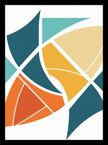 Plakat 40x55cm Geometria Wiatru na Arena.pl