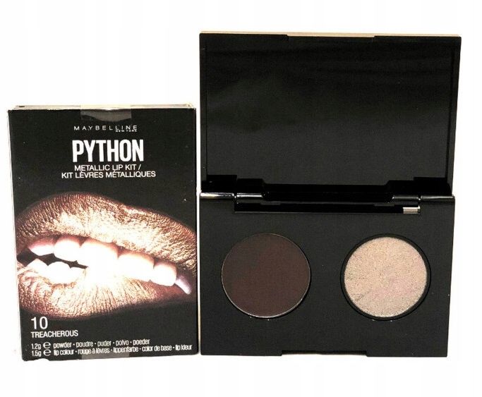 Maybelline Lip Python Duo - 10 Treacherous - Lipstick Szminka Brązowy zdjęcie 1