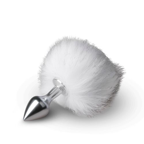 bunny tail plug no. 1   silver/whitekorek analny na Arena.pl