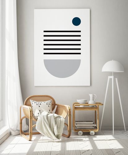 Plakat geometryczny 21x29,7 cm A4 na Arena.pl