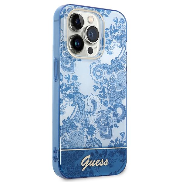 Etui Guess do iPhone 14 Pro Max, Niebieski zdjęcie 4