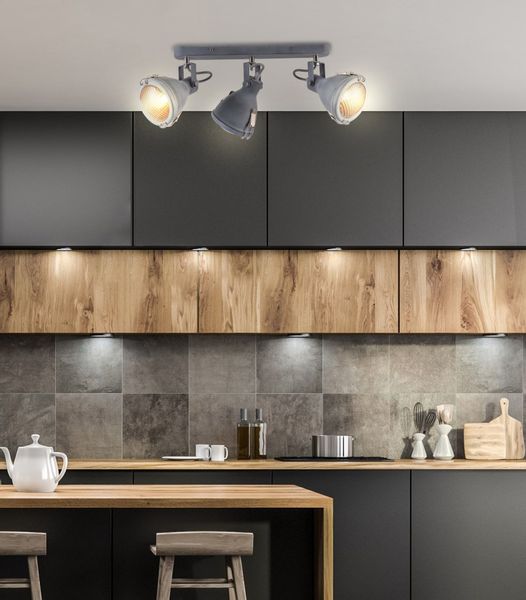 Crodo listwa 3x40W E14 szary zdjęcie 14