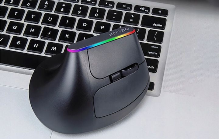 BEZPRZEWODOWA MYSZ PIONOWA DELUX M618DB BLUETOOTH 2.4G 4000DPI RGB zdjęcie 2