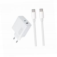 Szybka ładowarka 45W z kablem 1m 2 wejścia do Motorola Moto G54 5G Power