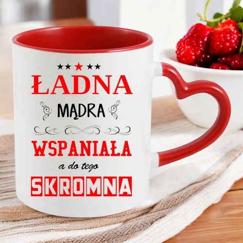 KUBEK Z NADRUKIEM PREZENT DLA KOLEŻANKI DZIEWCZYNY ŻONY MAMY DZIEŃ KOBIET na Arena.pl