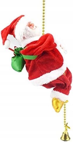 Wspinający się Mikołaj na Linie 100cm Melodyjka Prezent na Święta góra,dół na Arena.pl