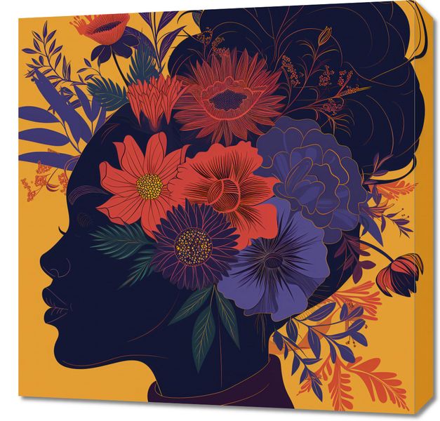 Obraz 60x60cm Botaniczna Muza zdjęcie 1