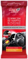 ŚCIERECZKI DO KOKPITU BŁYSZCZĄCE CYTRYNA 24SZT. - BIS 19-056