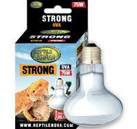 REPTILE NOVA Żarówka 75W UVA STRONG grzewcza punktowa do terrarium E27