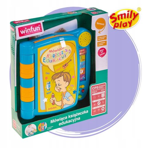 Mówiąca książeczka edukacyjna Smily Play Interaktywna Sensoryczna na Arena.pl