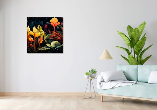 Obraz 70x70cm Tropikalna Symfonia na Arena.pl
